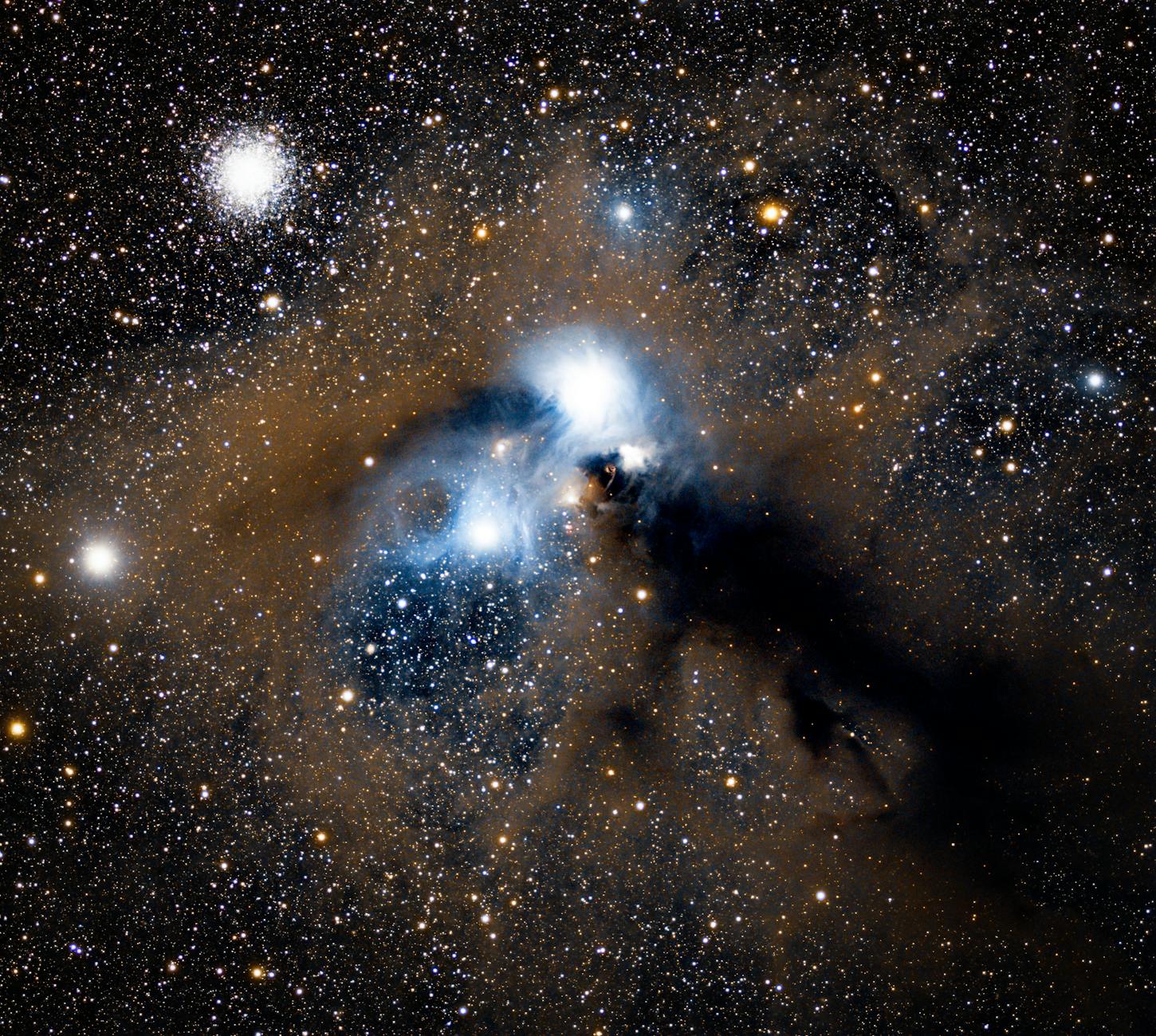 stunning stellar nebula in deep space
